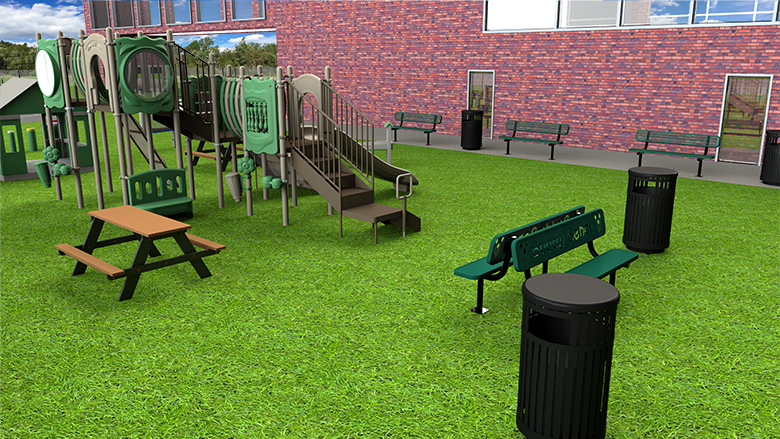Elementary School Playground - Alt View 1